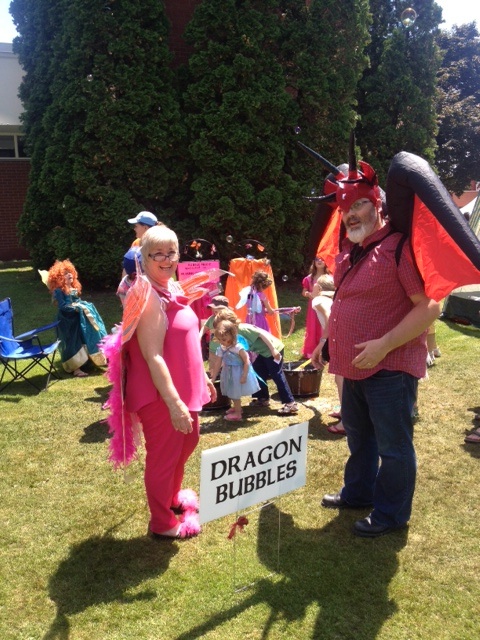 Sandra O'Brien Foot Nurse Supreme with Costume Prize Winner DragonMan